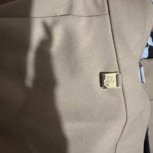 NWT LAUREN RALPH LAUREN NEW Women's Camel Straight Flat Front Dress Pant… - Picture 4 of 7